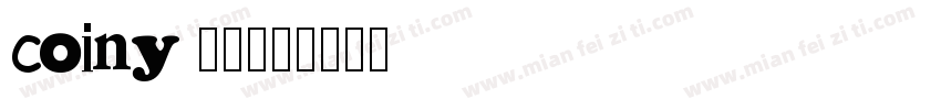 coiny 20字体转换